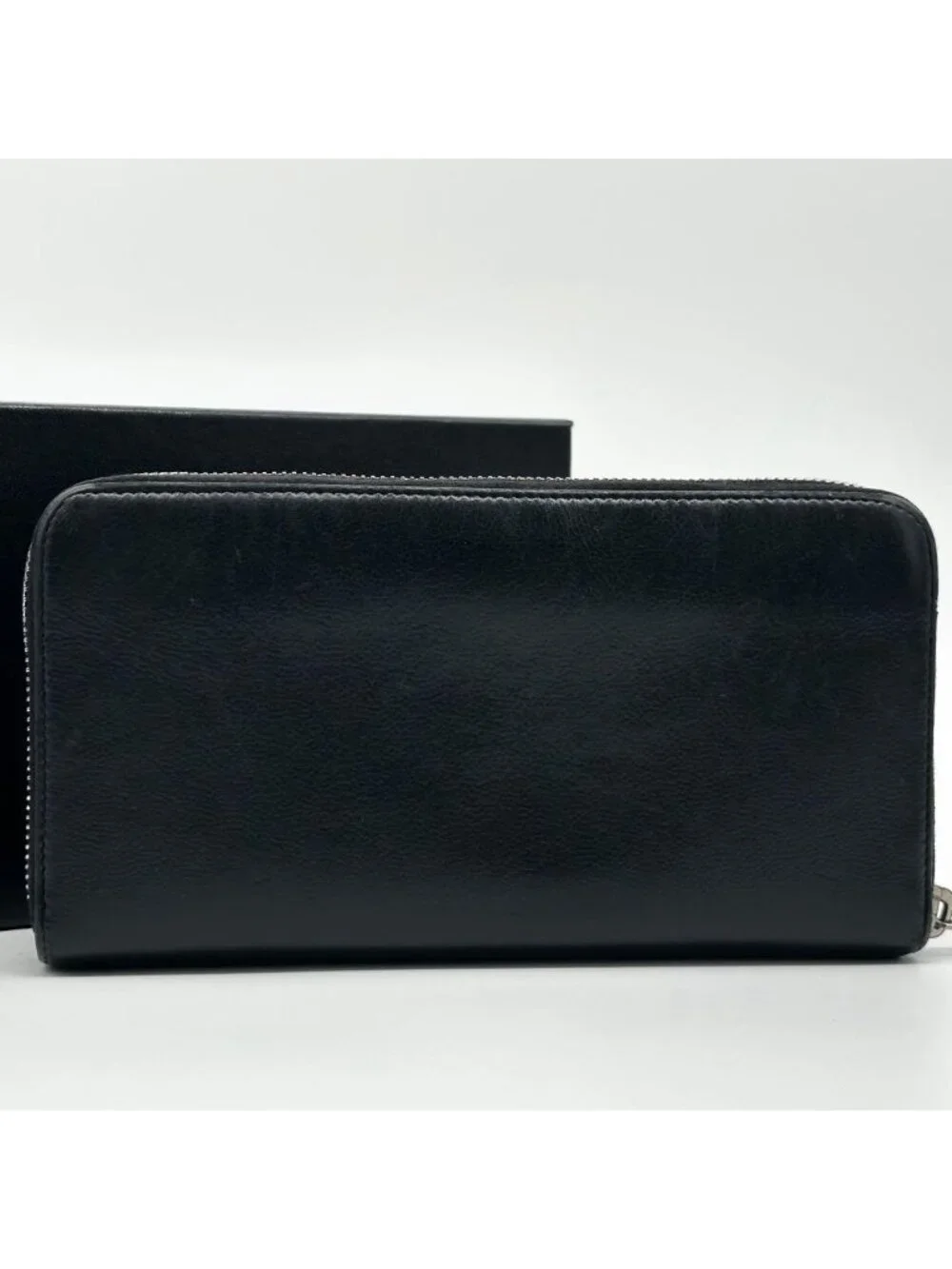 Chanel CC Logo Quilted Round Diamond Cut Lambskin Wallet